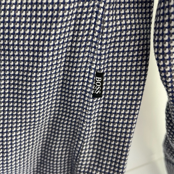 BOSS HUGO BOSS Sharp Fit Dress Shirt-Men Size L Preowned - Picture 2 of 7